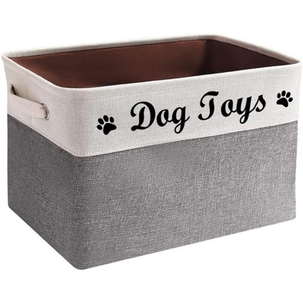 Dog Toy Box Large - Dog Toy Basket, Collapsible, Suitable for Dog Toy Storage